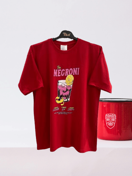 [SERİ]  Oversize T- Shirt - 20523 Kırmızı