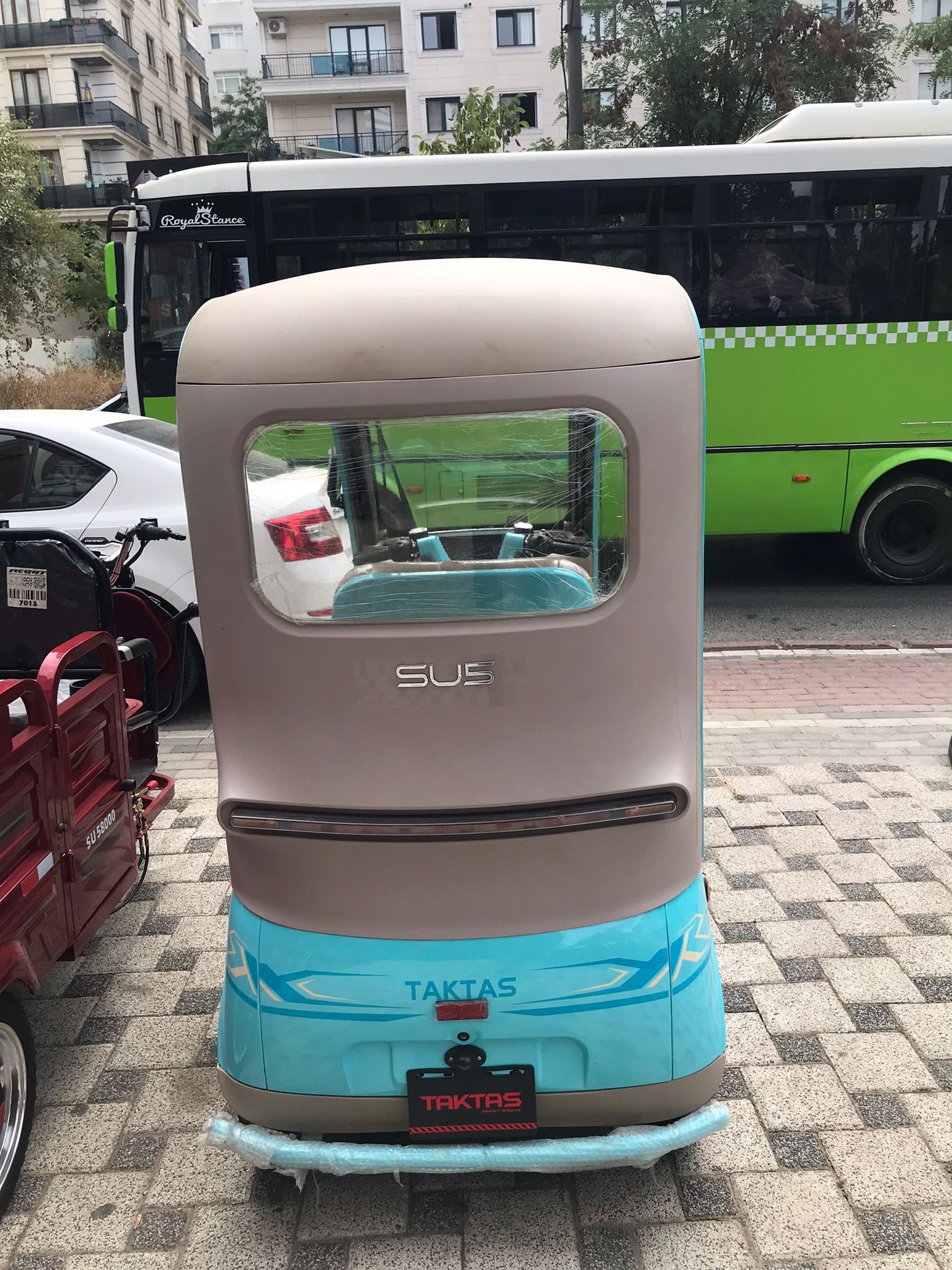 SU5 ÜÇTEKER ELEKTRİKLİ MOTORLUBİSİKLET TAKTAS