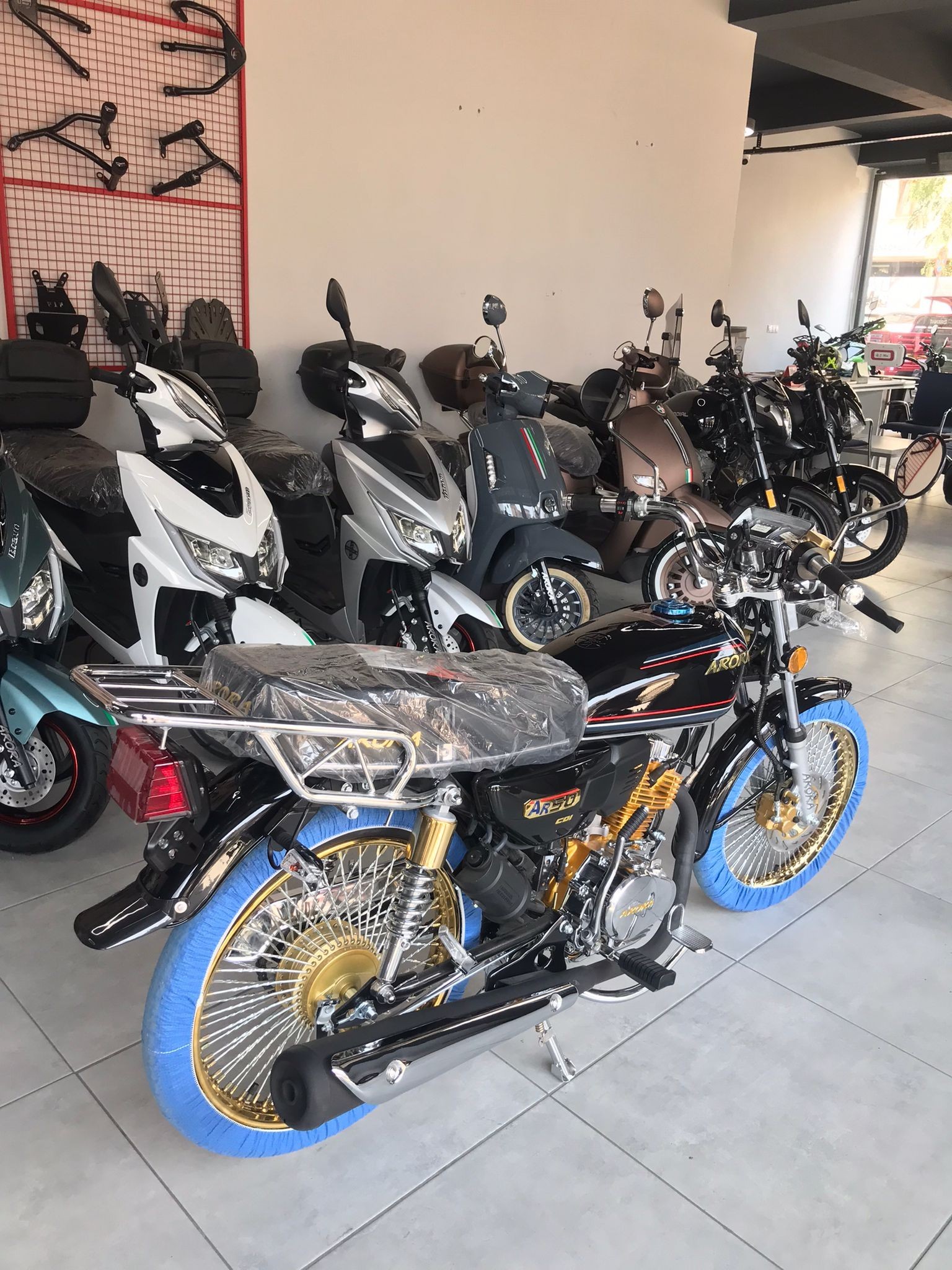 ARORA AR 50cc SiYAH TOURING MOTORLUBİSİKLET