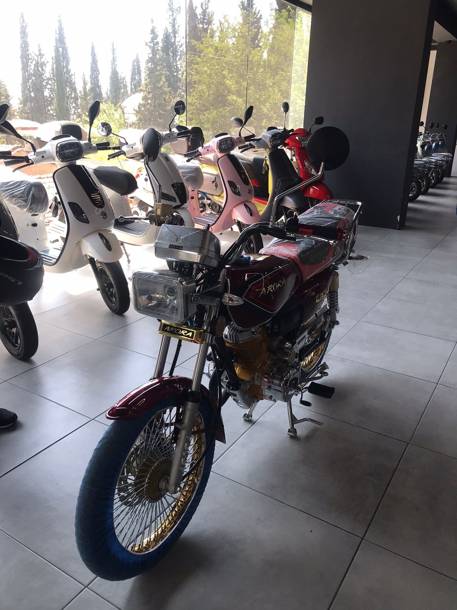 ARORA AR 50cc KIRMIZI TOURING MOTORLUBİSİKLET