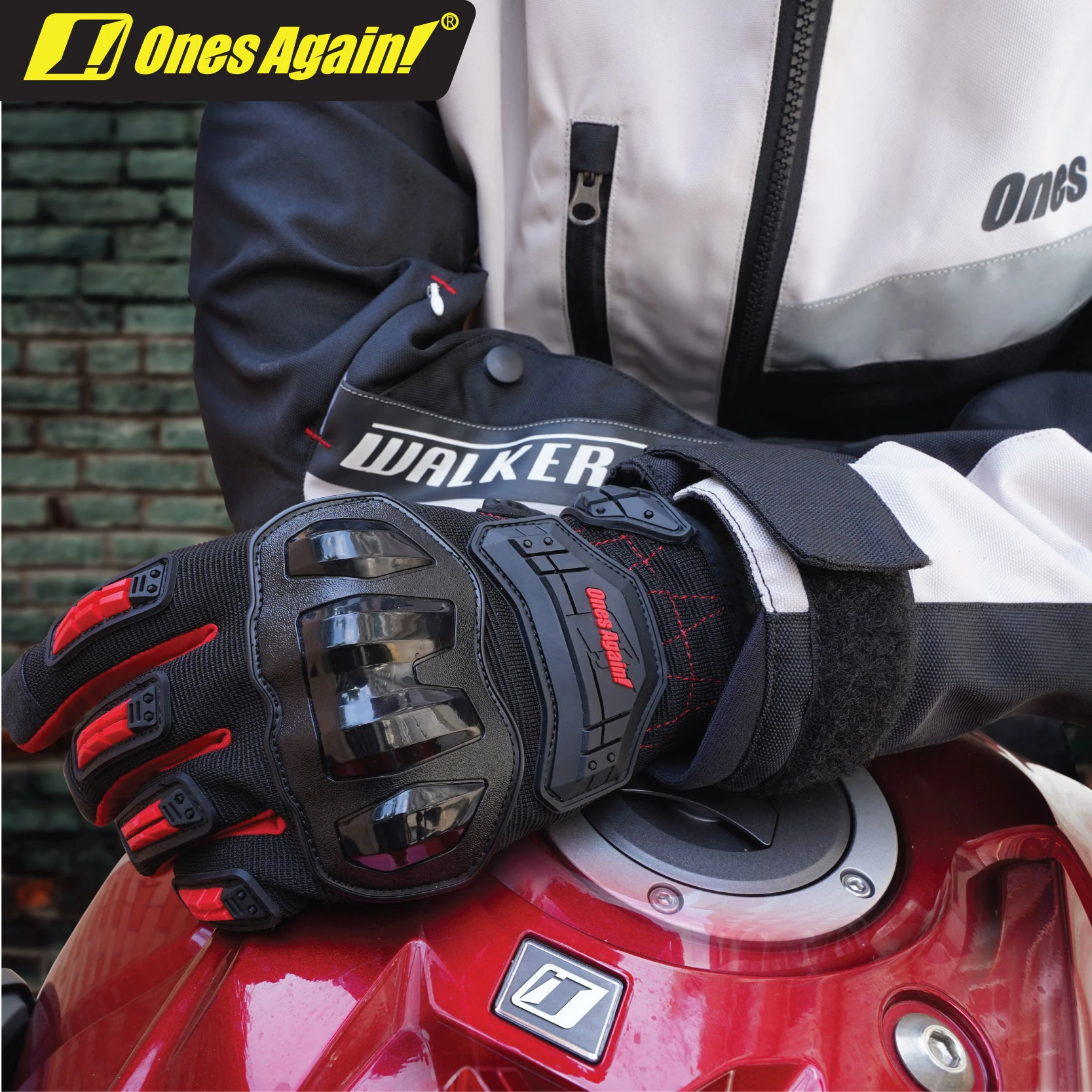 YAZLIK ELDİVEN KIRMIZI, Beden: M ,ONES AGAIN MG 14