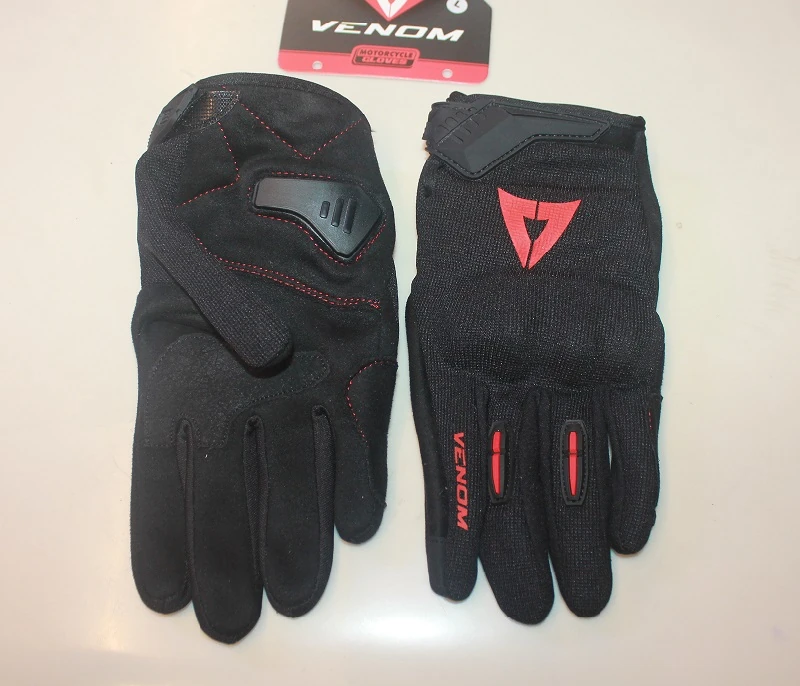 YAZLIK ELDİVEN,Beden: M, VN-980 KIRMIZI-SİYAH,VENOM