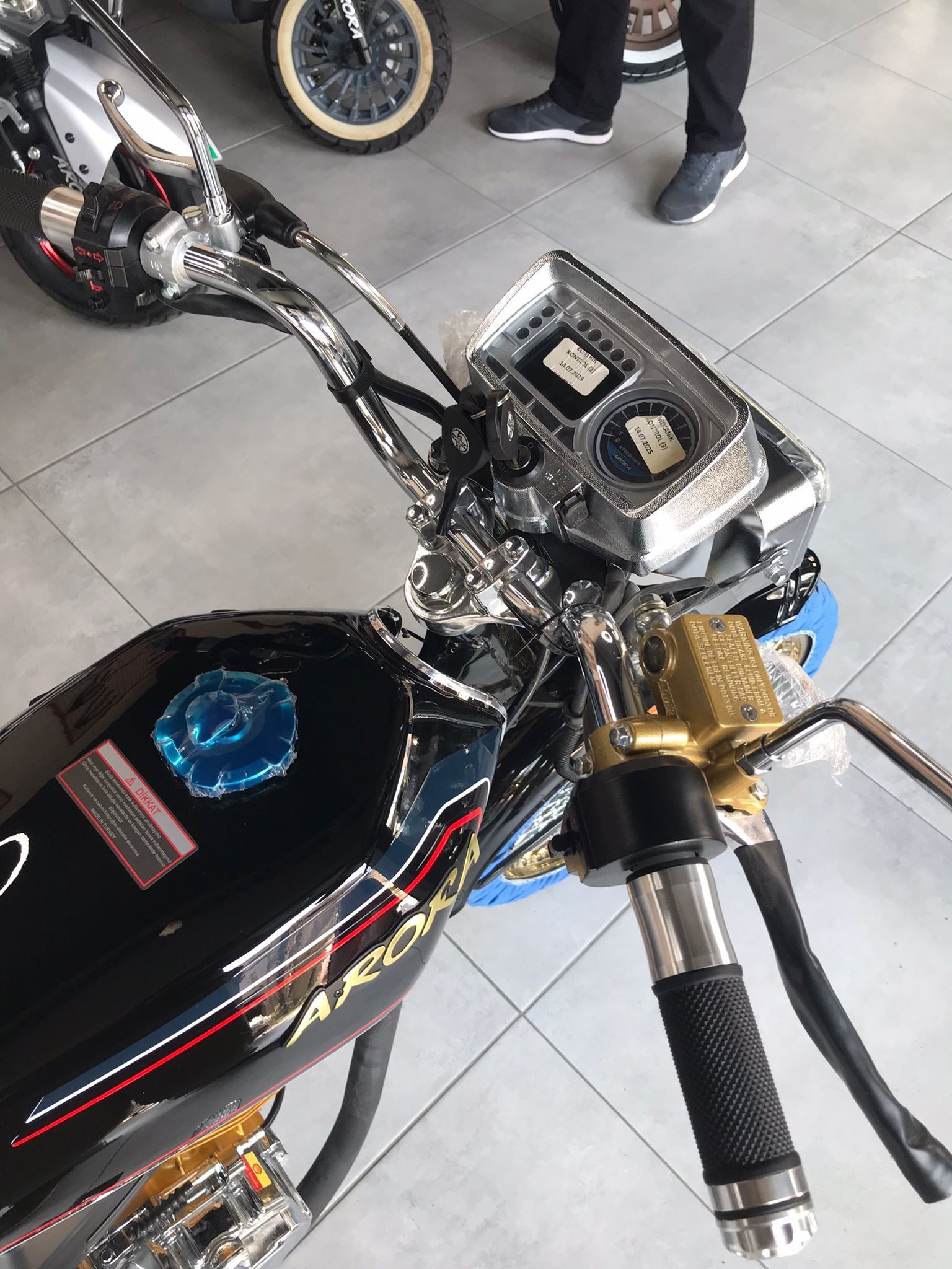 ARORA AR 50cc SiYAH TOURING MOTORLUBİSİKLET