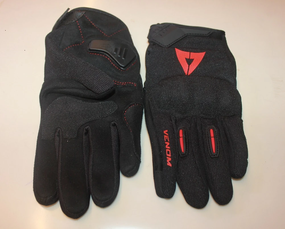YAZLIK ELDİVEN,Beden: M, VN-980 KIRMIZI-SİYAH,VENOM