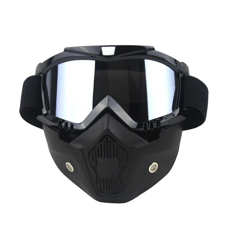 Siyah ,Gözlük,Jet Kask Maske ,TEX SW 710