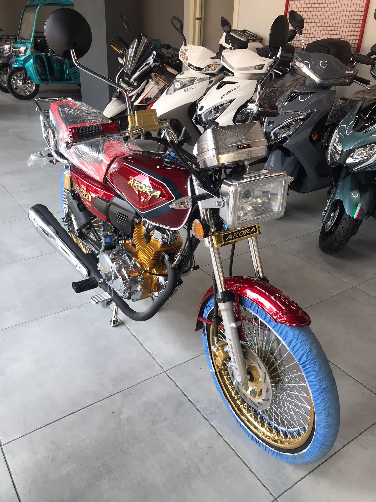 ARORA AR 50cc KIRMIZI TOURING MOTORLUBİSİKLET