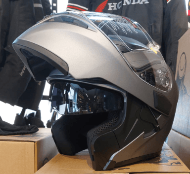 KASK ÇENE AÇILIR JK902-2 / MATT TITANIUM (M)