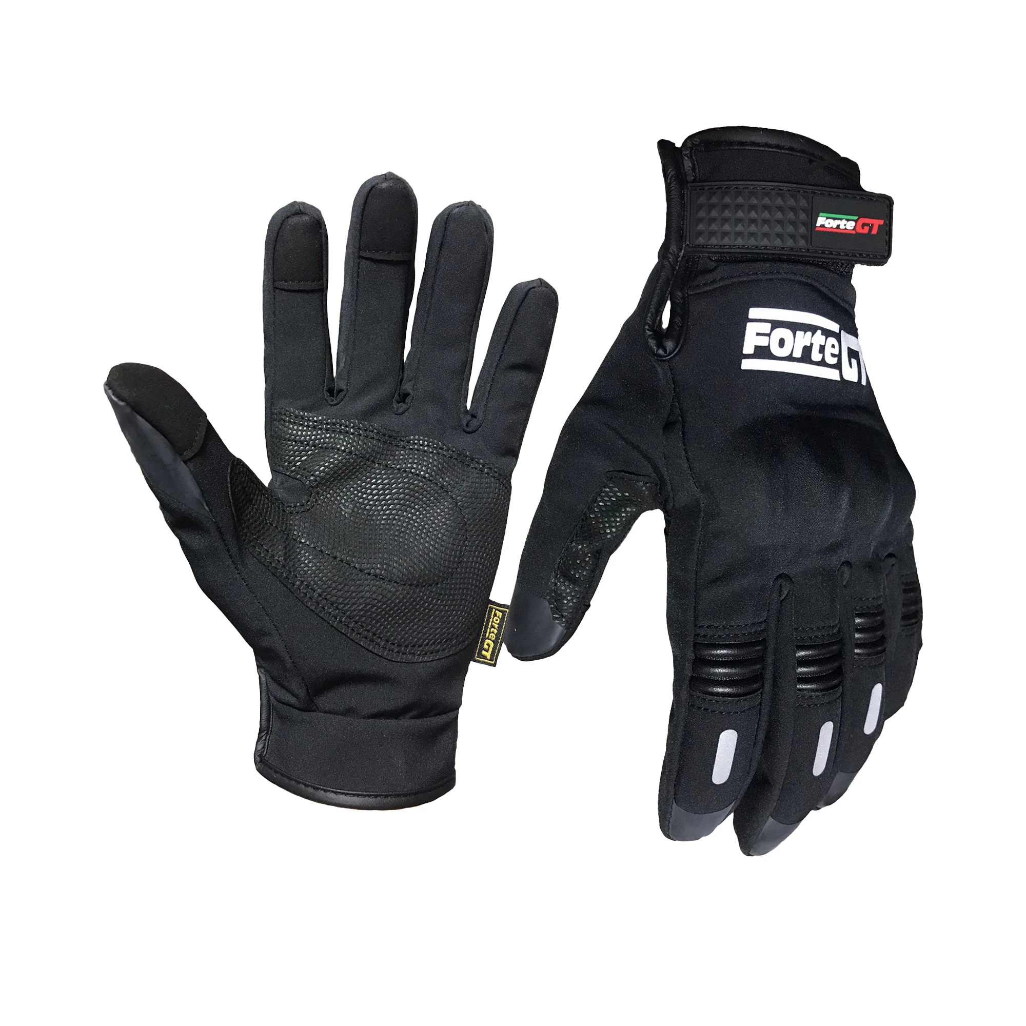 SOFT SHELL ELDİVEN, BAYAN, Beden: S, Siyah, FORTE GT 07 (WOMAN BLACK)