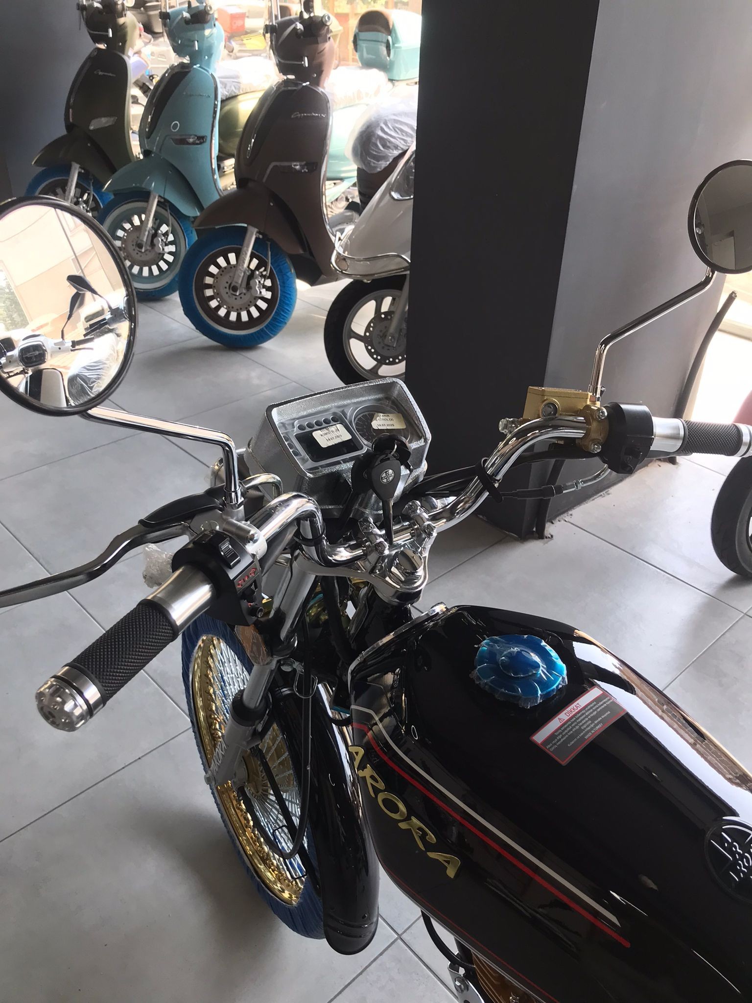 ARORA AR 50cc SiYAH TOURING MOTORLUBİSİKLET