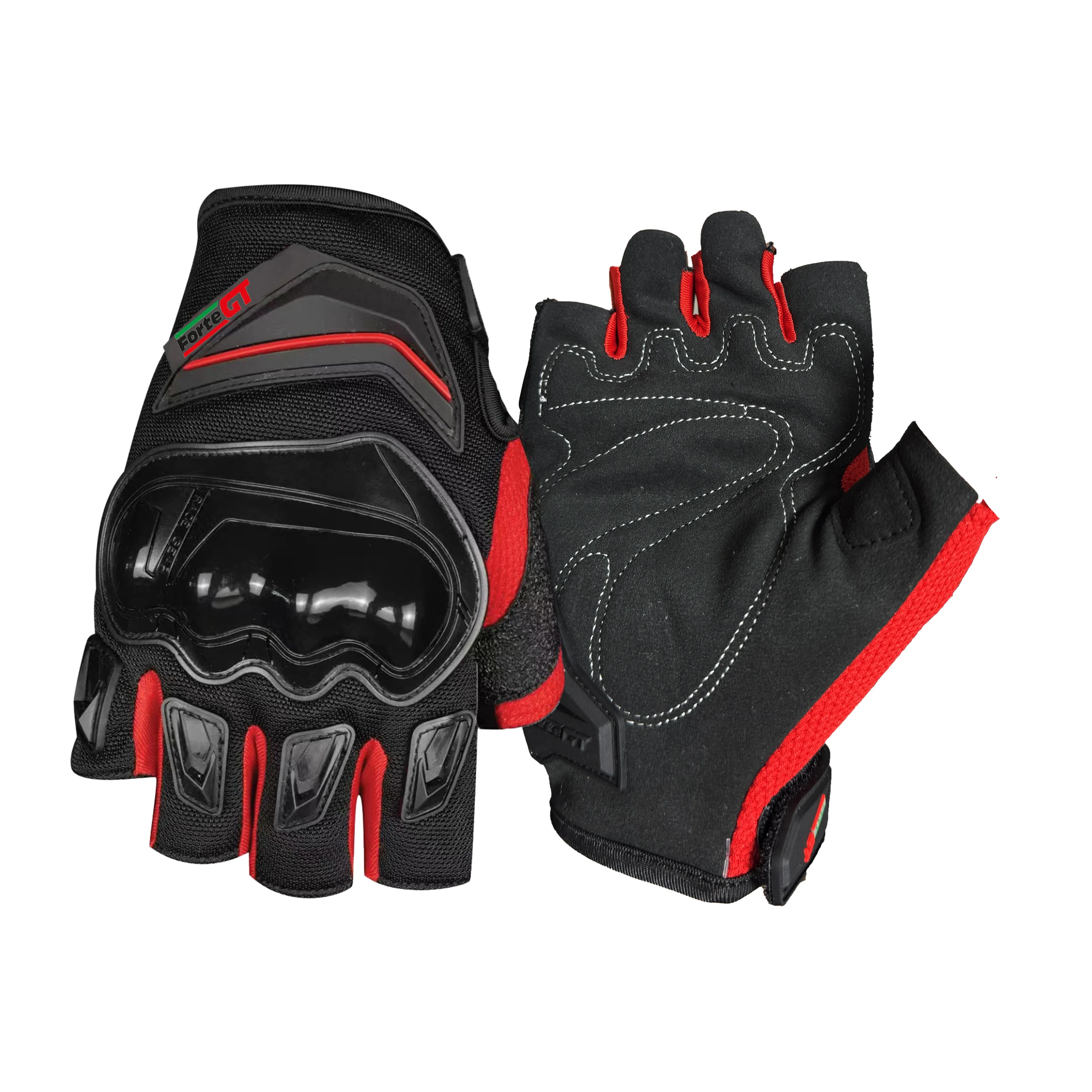 FORTE GT RS1903D KISA PARMAK ELDİVEN KIRMIZI 2XL