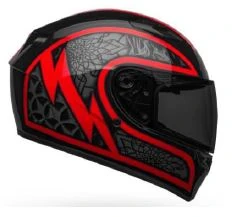 FULLFACE KASK, PARLAKSİYAH-KIRMIZI,Beden:XL, BELL PS QUALIFIER SCORCH BLACK-RED BELL