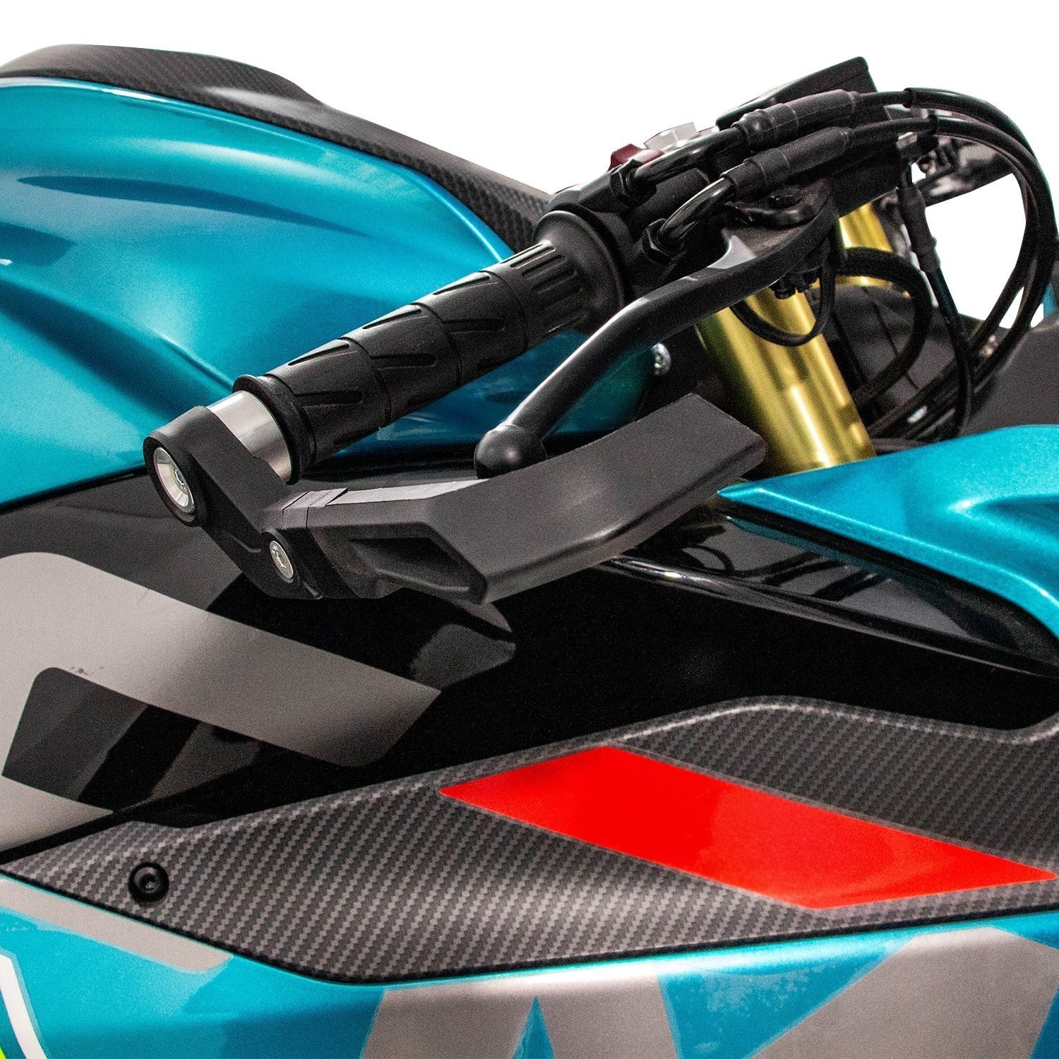 GP Kompozit CF Moto 250SR 2020-2022 Uyumlu Manet Koruma Siyah
