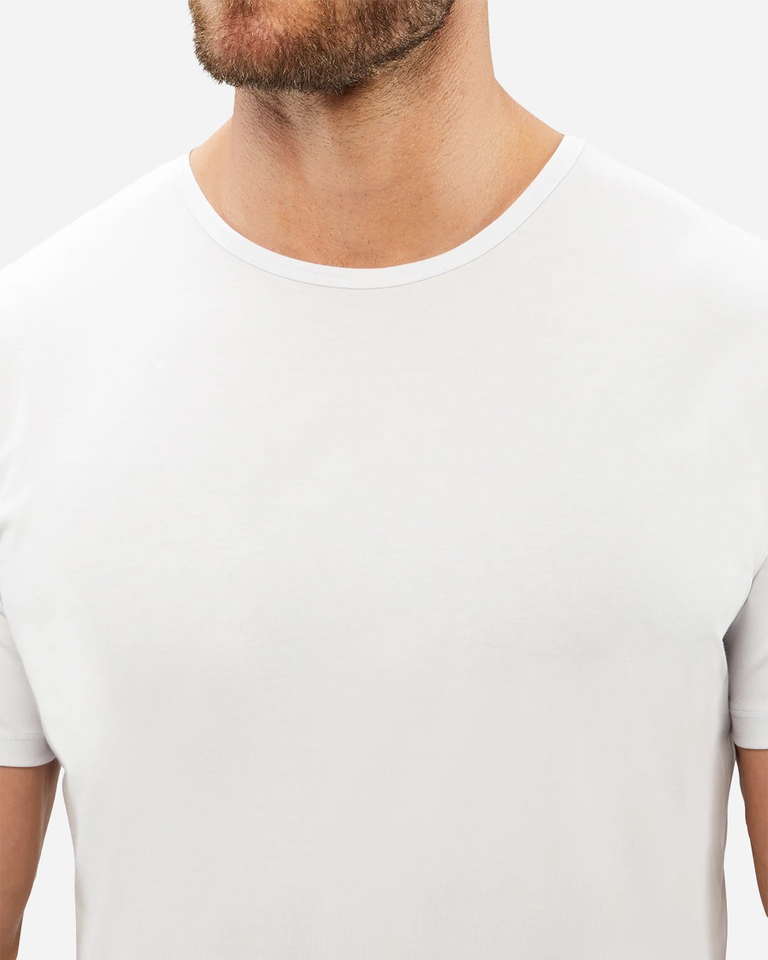 ED Men's White Basic T-Shirt