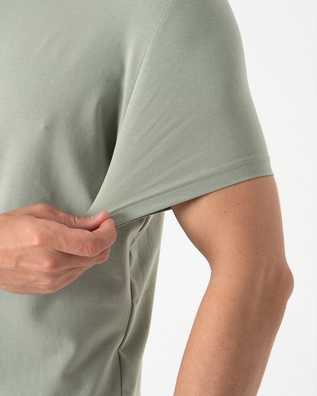 AL Men's Green Basic T-Shirt
