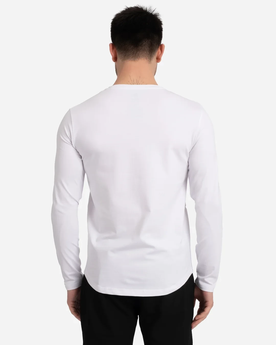 AD Erkek Beyaz Basic Sweatshirt (ÖN SİPARİŞ)