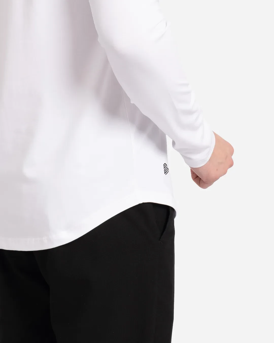 AD Erkek Beyaz Basic Sweatshirt (ÖN SİPARİŞ)