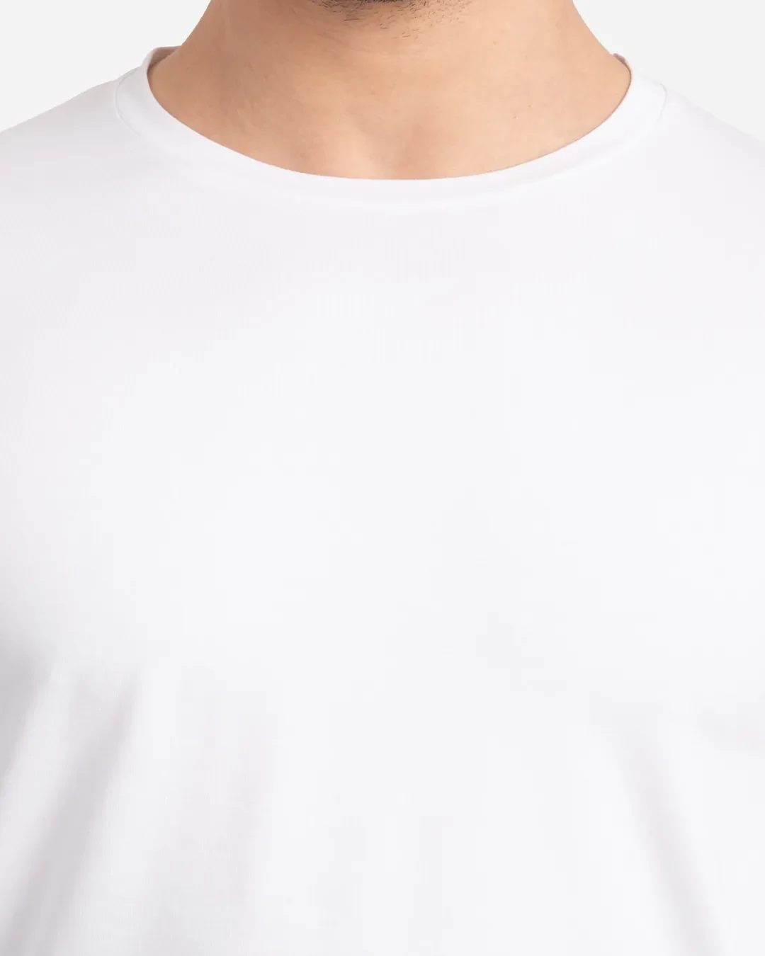 AD Erkek Beyaz Basic Sweatshirt (ÖN SİPARİŞ)