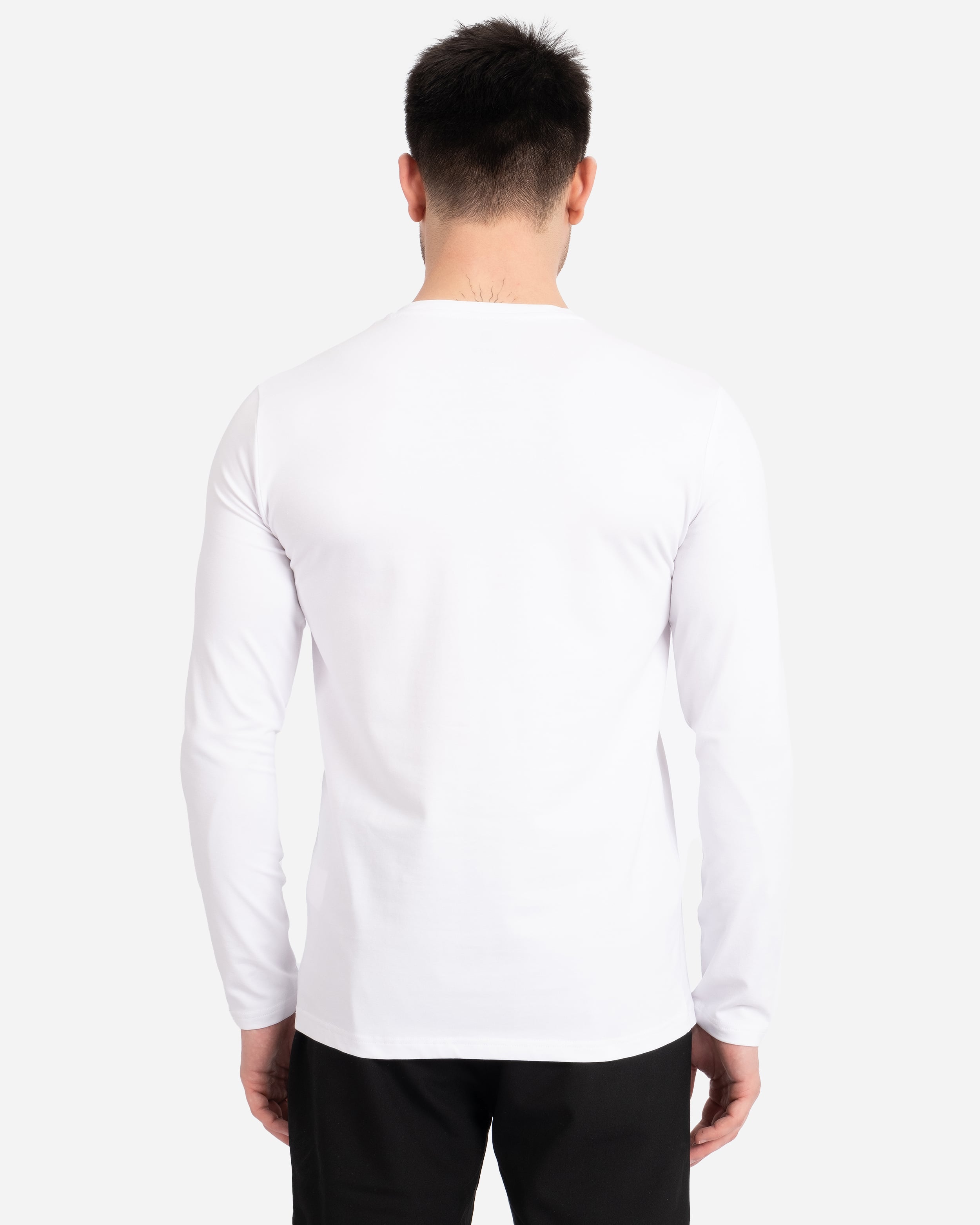 AL Erkek Beyaz Basic Sweatshirt (ÖN SİPARİŞ)