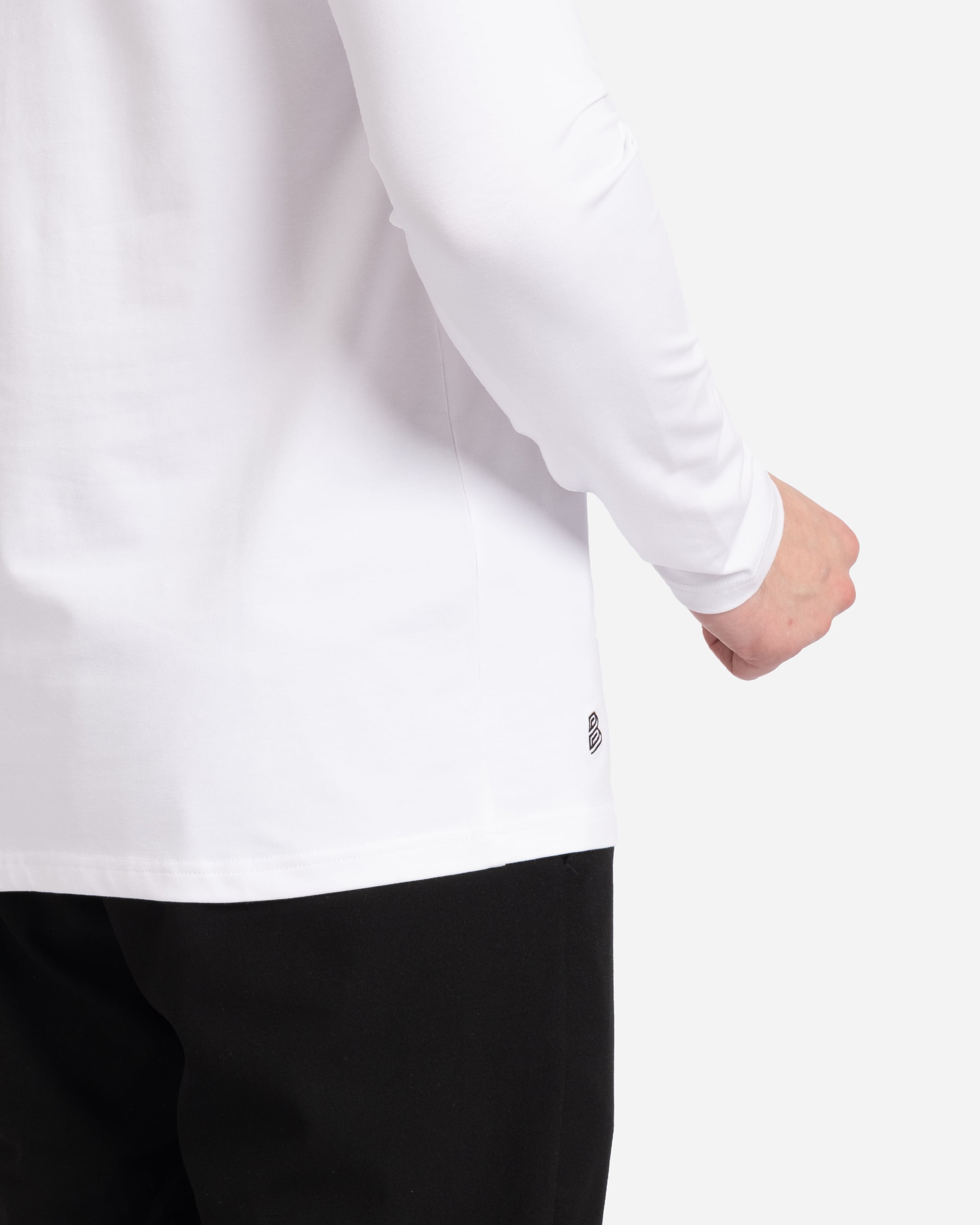 AL Erkek Beyaz Basic Sweatshirt (ÖN SİPARİŞ)