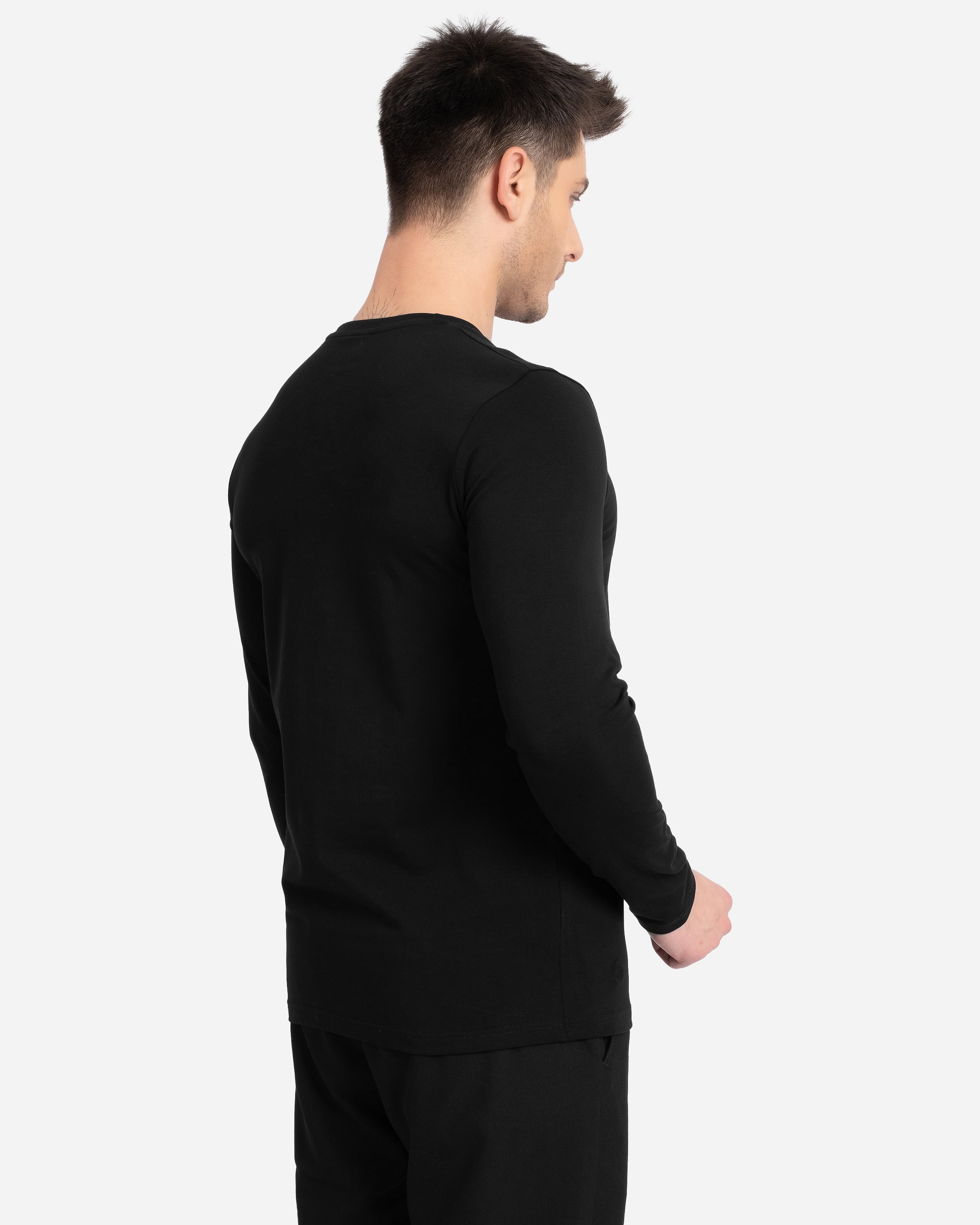 AL Erkek Siyah Basic Sweatshirt (ÖN SİPARİŞ)