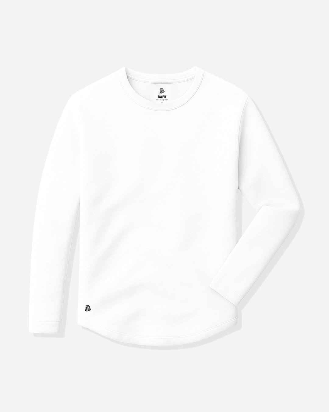 AD Erkek Beyaz Basic Sweatshirt (ÖN SİPARİŞ)