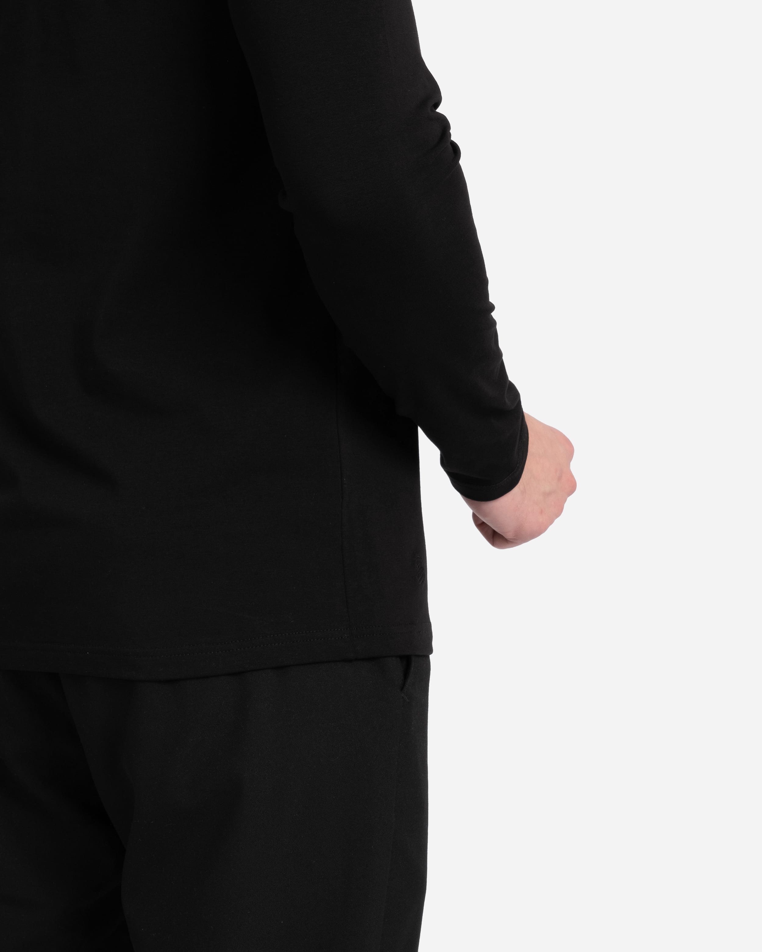 AD Erkek Siyah Basic Sweatshirt (ÖN SİPARİŞ)