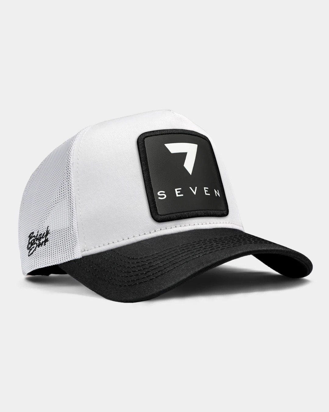 Siyah Siperli 7 Seven Unisex Beyaz Şapka