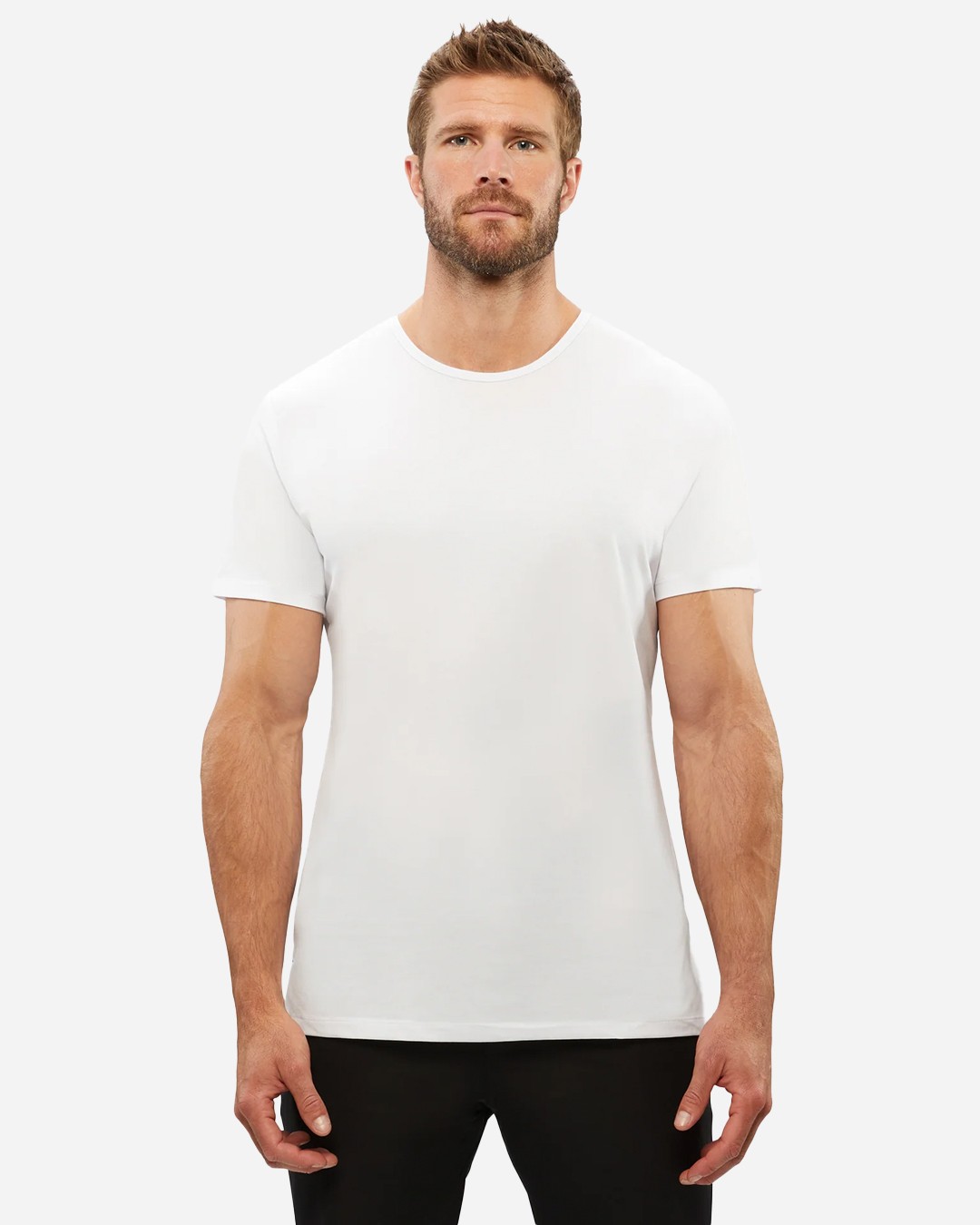 ED Men's White Basic T-Shirt