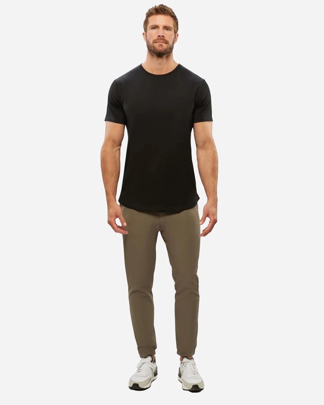 AD Men's Black Basic T-Shirt