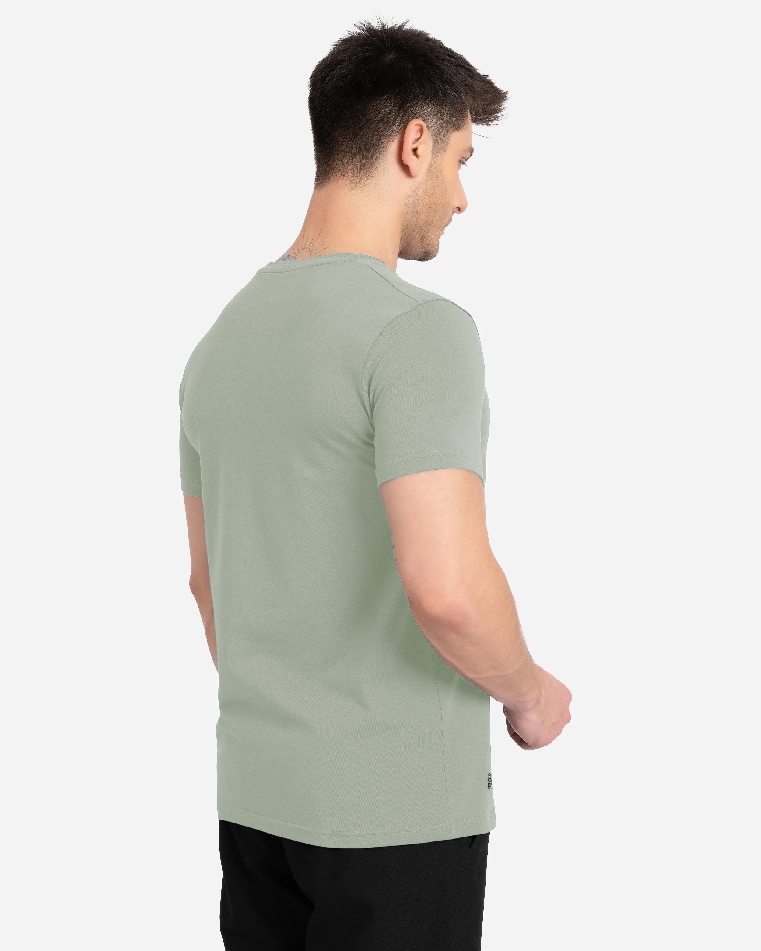 AL Erkek Yeşil Basic Tişört