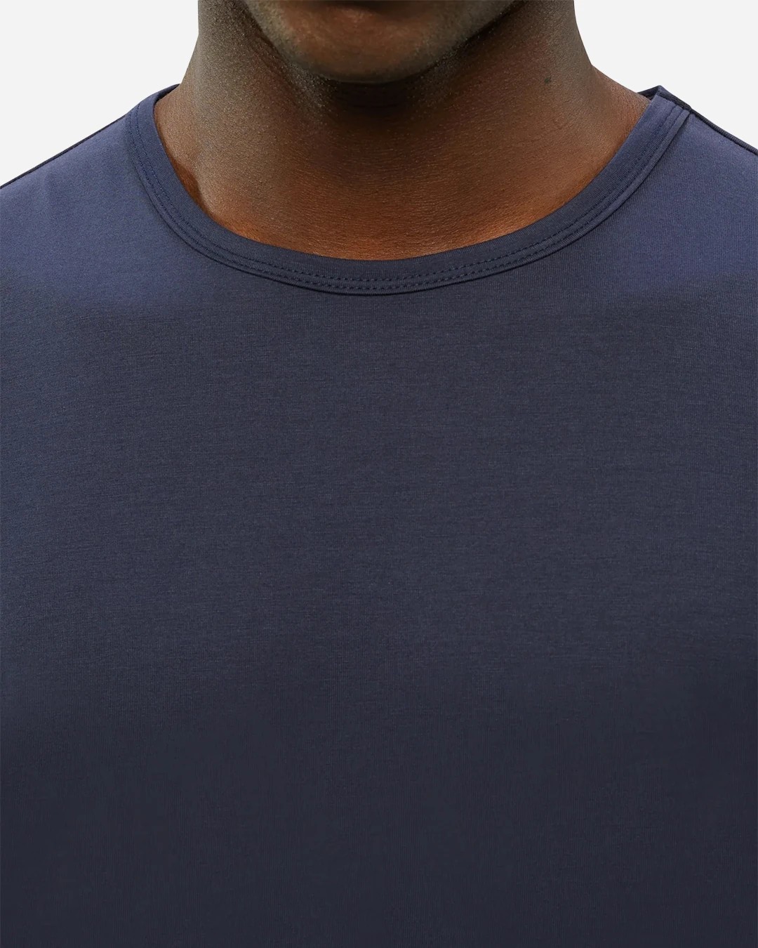 AD Men's Navy Blue Basic T-Shirt