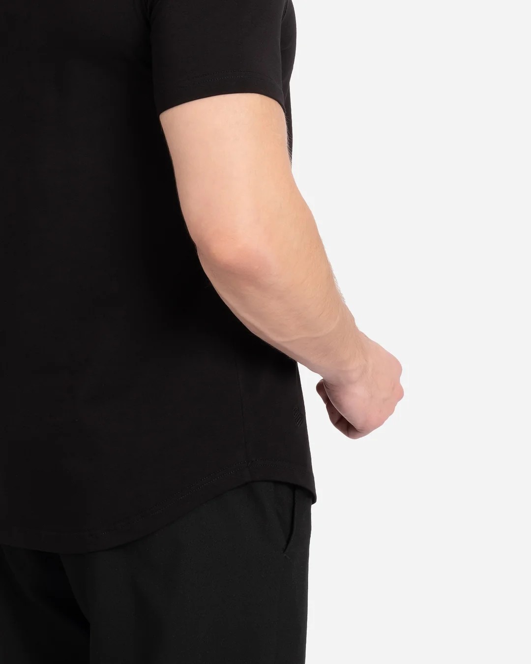 AD Erkek Siyah Tişört 3'lü Paket