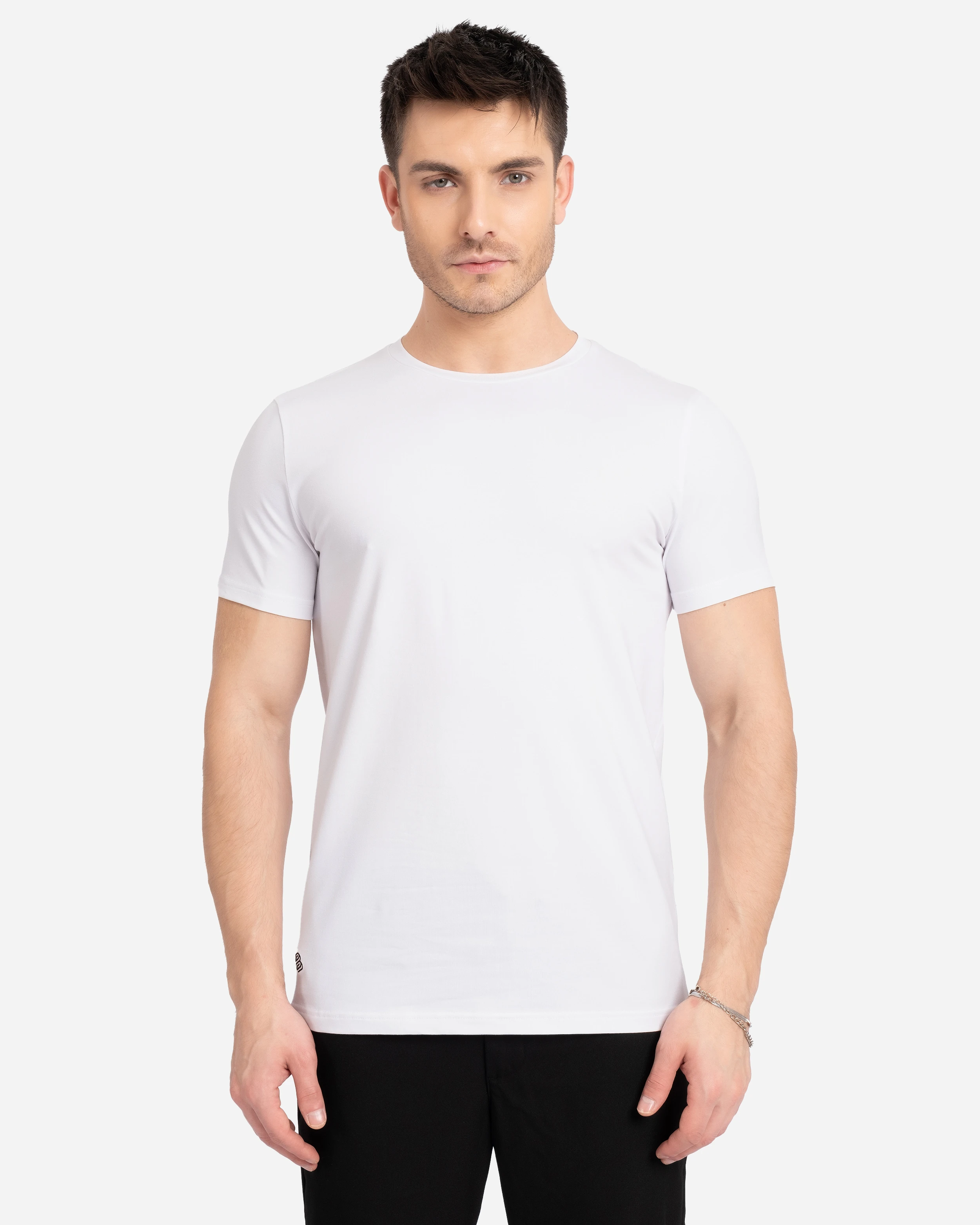 AL Erkek Beyaz Basic Tişört