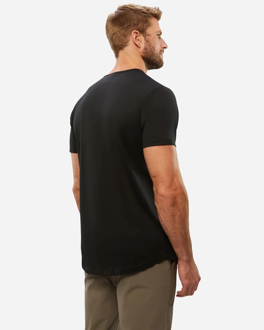 AD Men's Black Basic T-Shirt