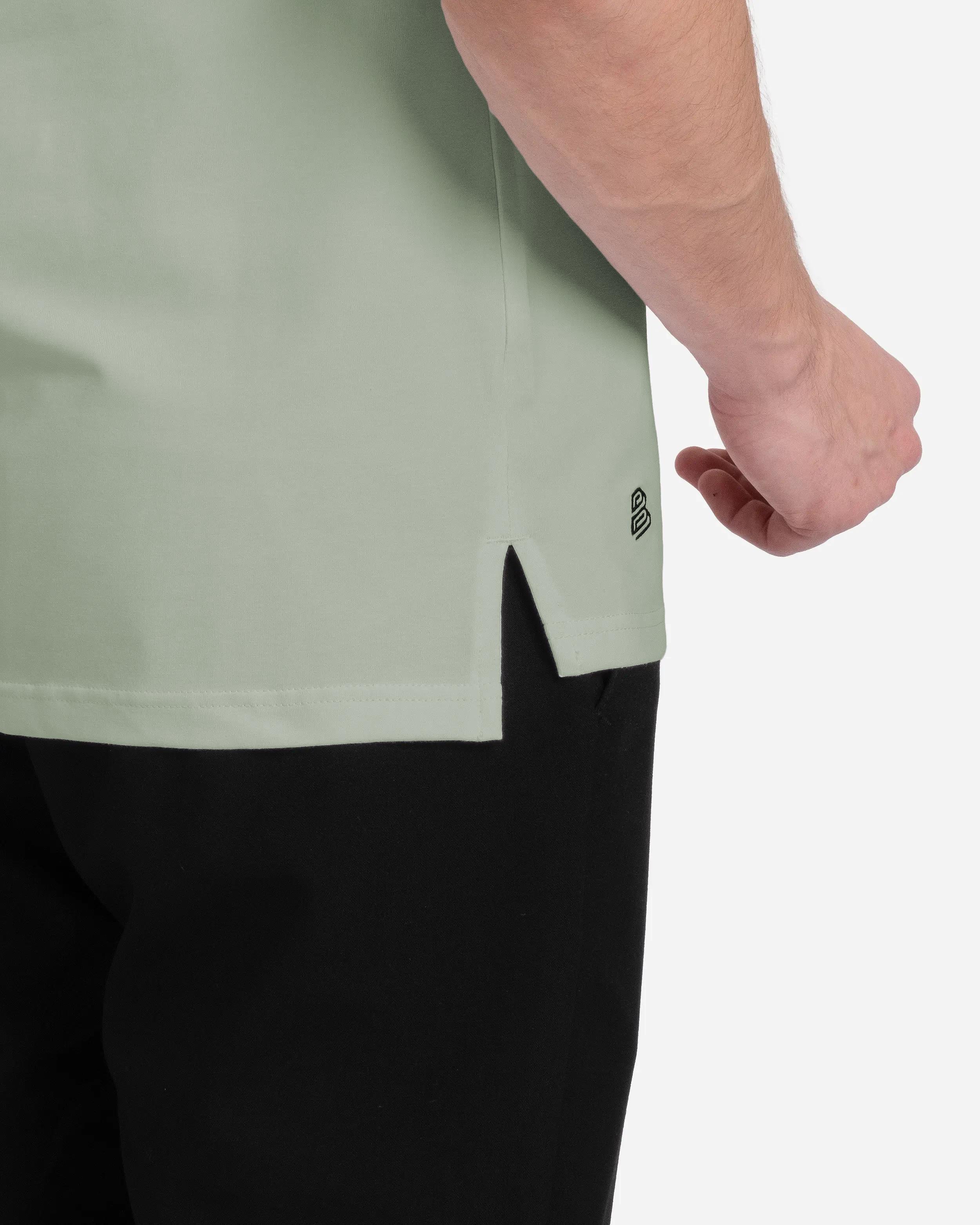 ED Men's Green Basic T-Shirt