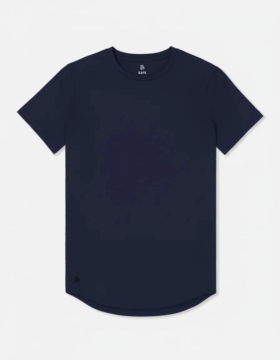 AD Erkek Lacivert Basic Tişört