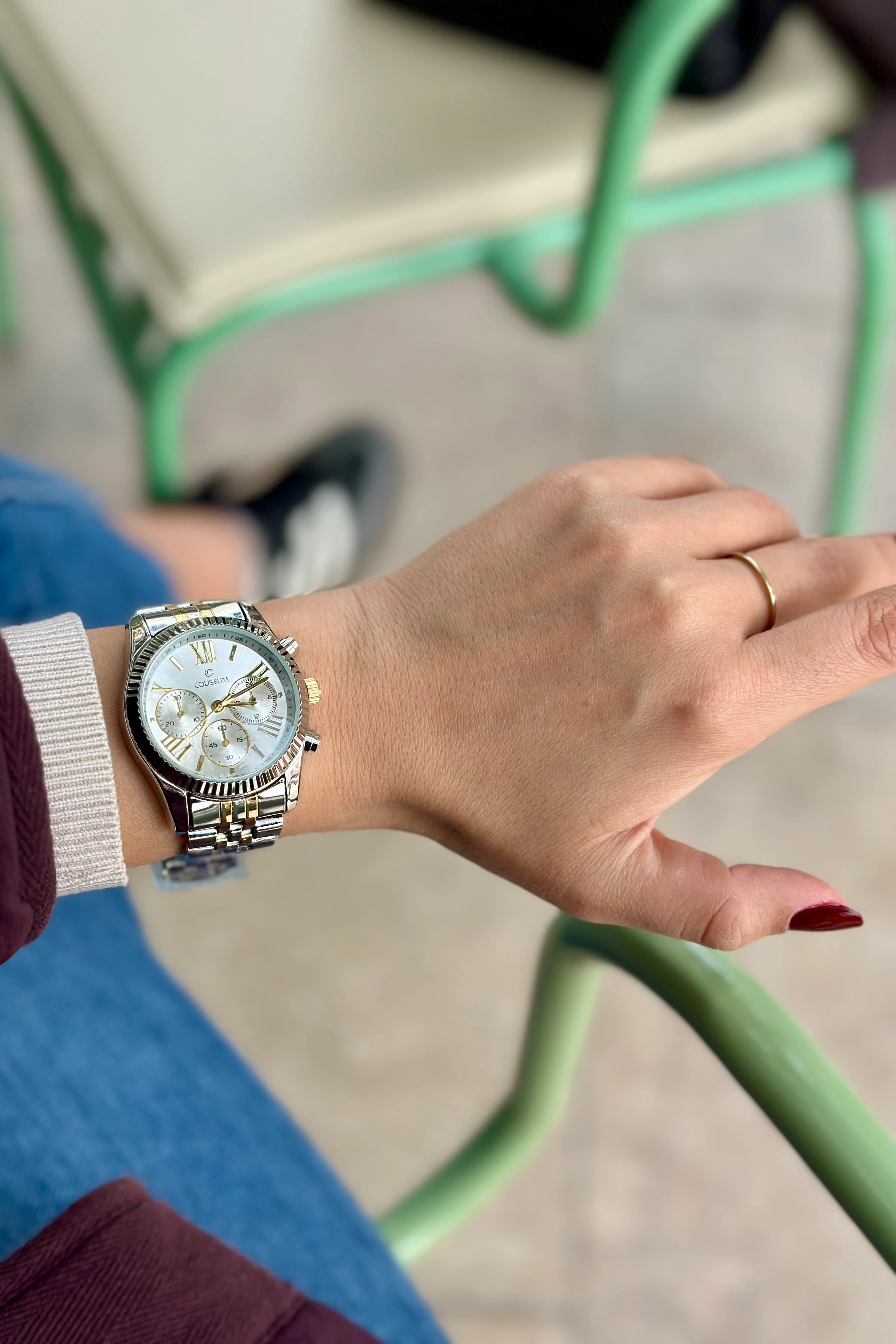 Clara I Kadın Saat - Gold-Beyaz