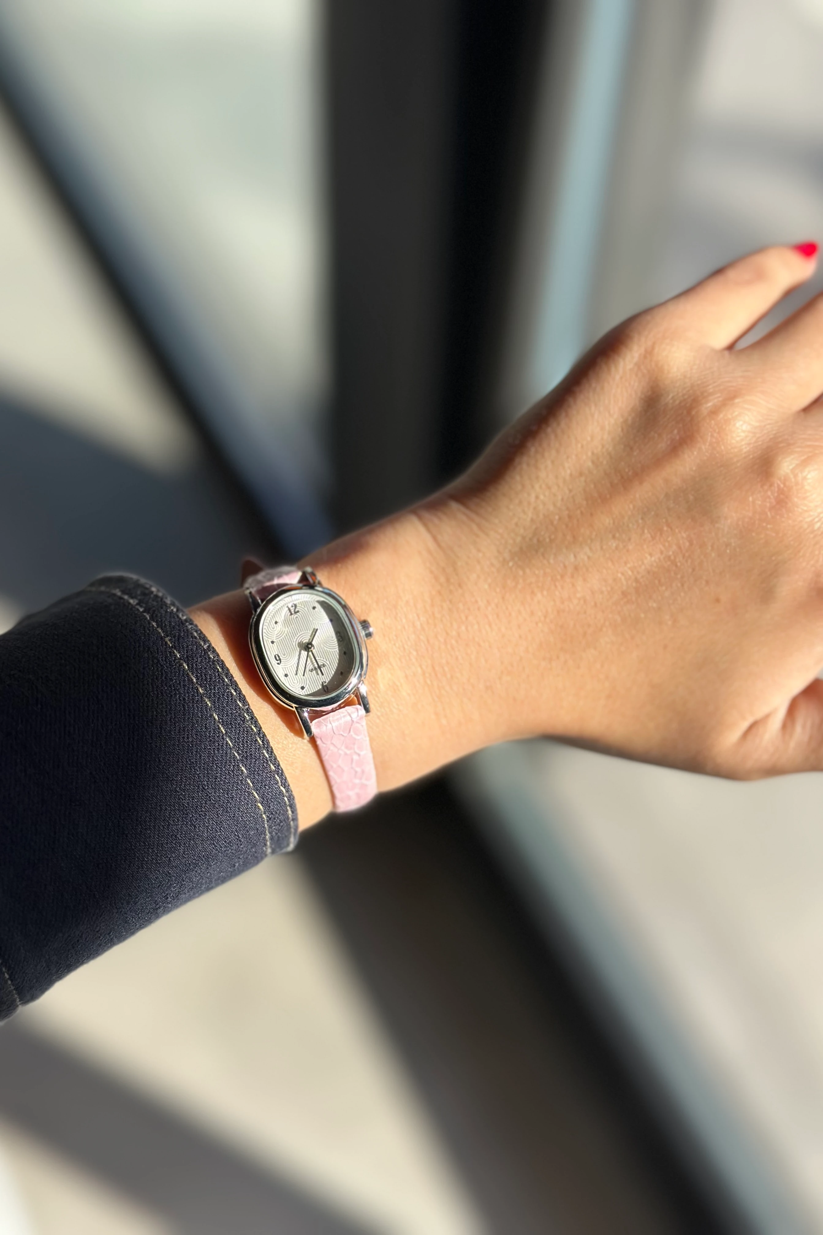 Rio I Deri Kordon Kadın Saat - Pembe