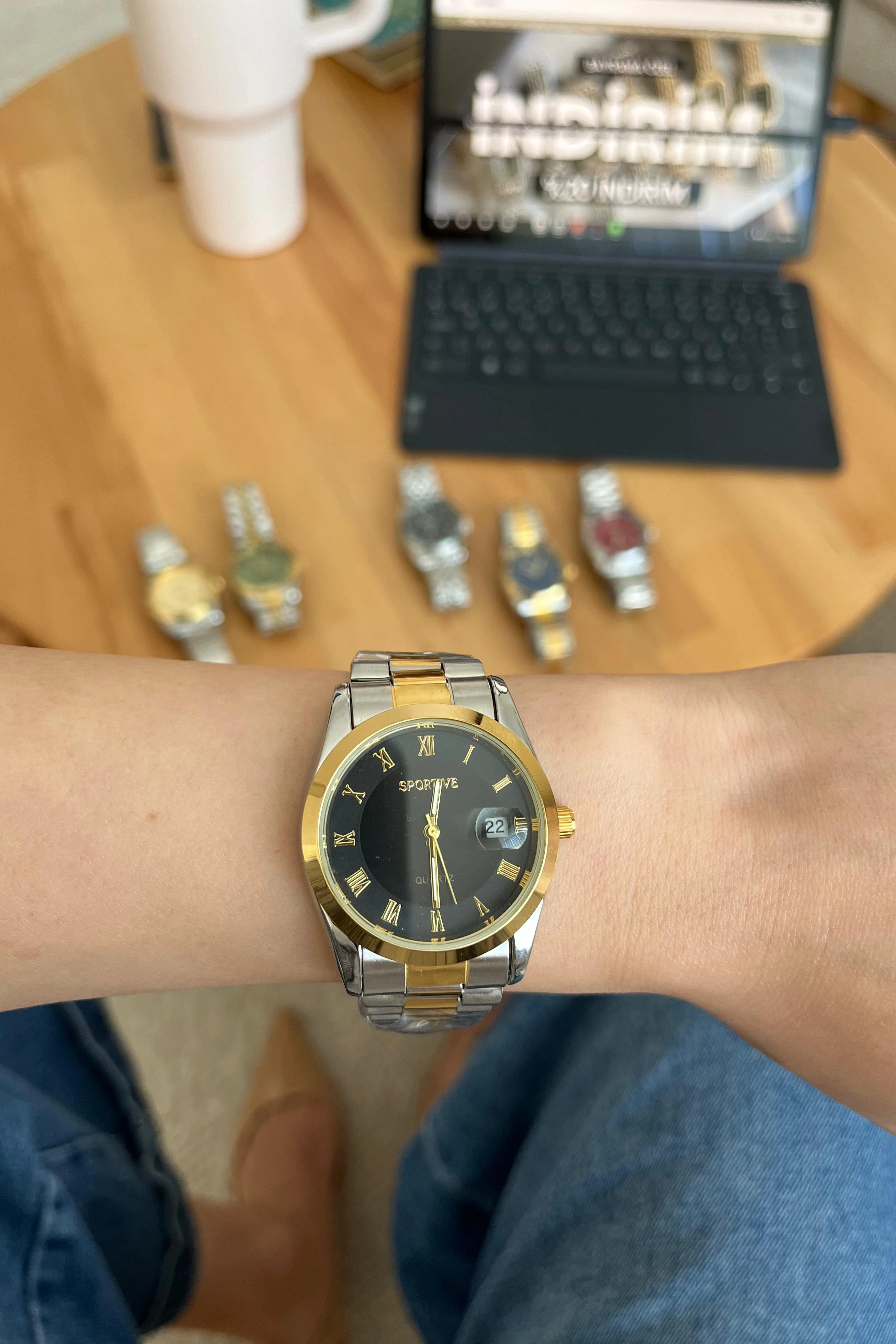 Pablo Saat- Gümüş Siyah