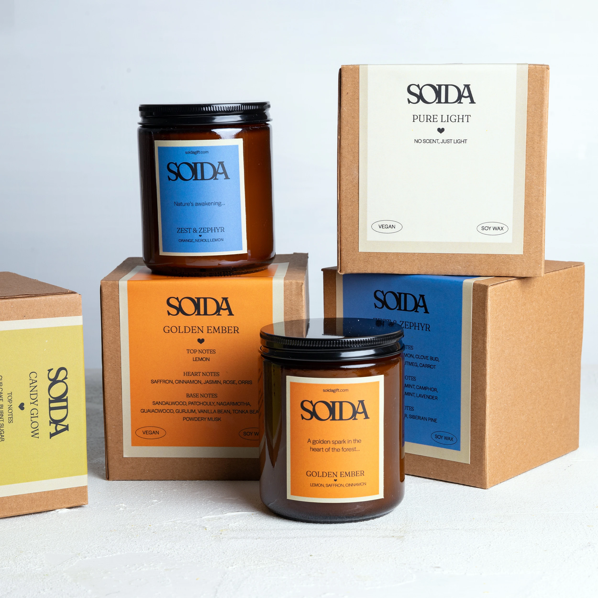 Kavanoz Mum - Golden Ember