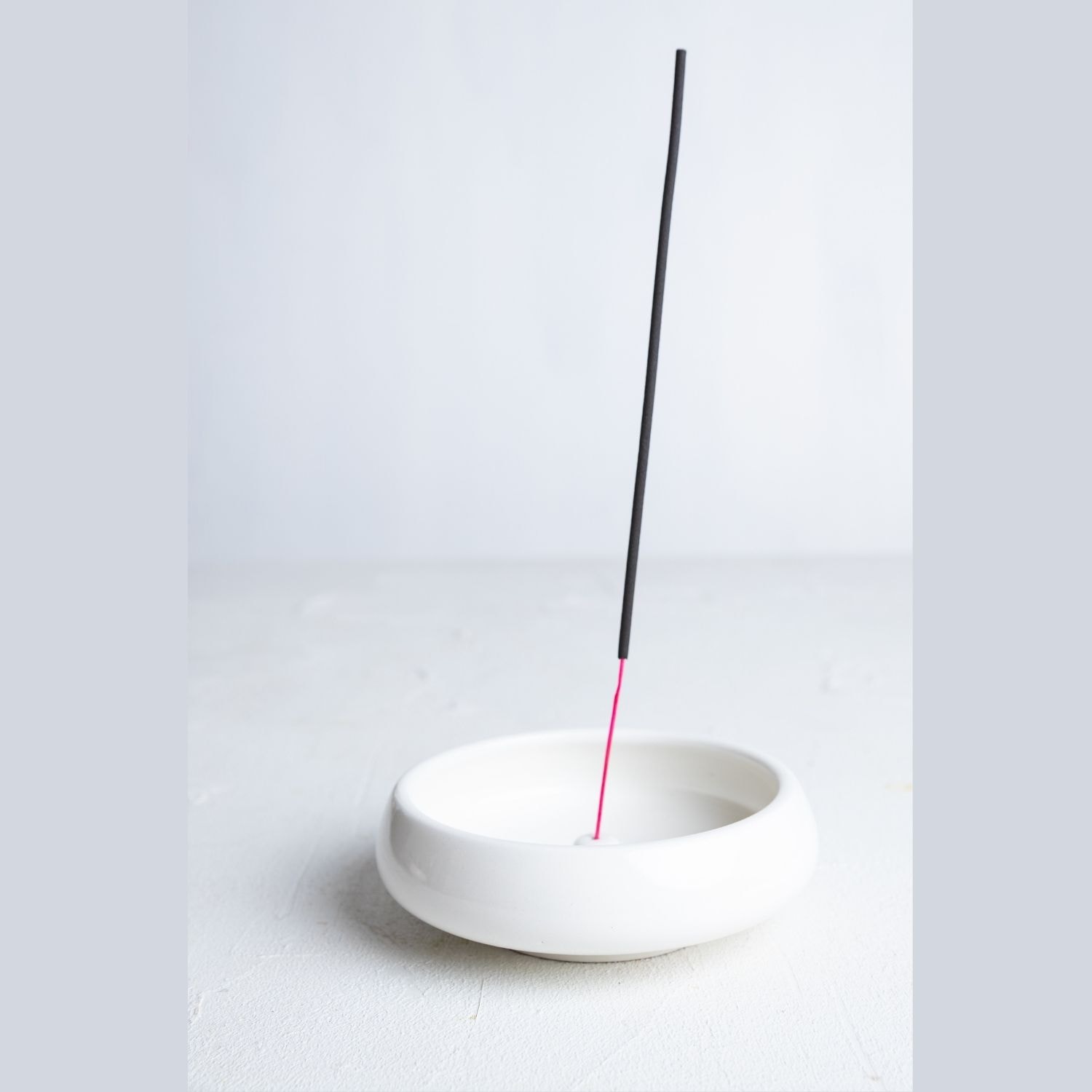 Halo Beyaz Seramik Tütsülük – 12 cm