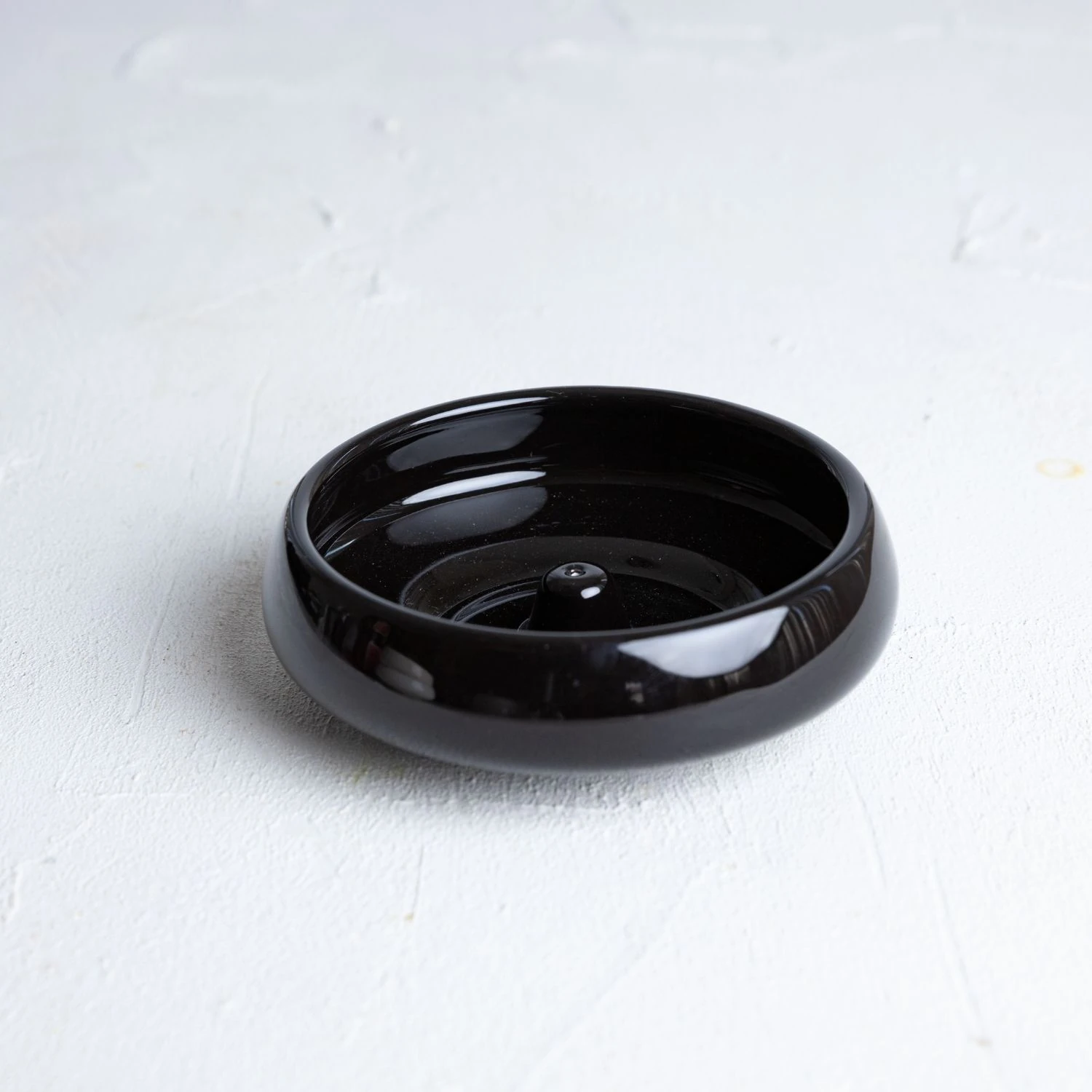 Halo Siyah Seramik Tütsülük – 12 cm