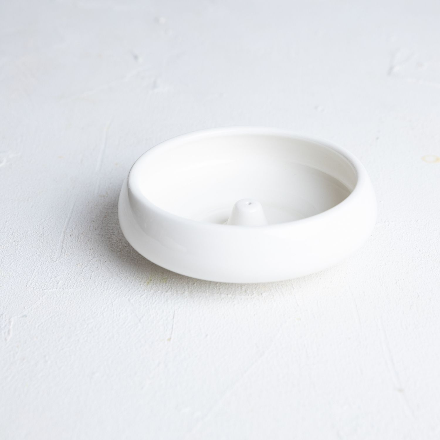 Halo Beyaz Seramik Tütsülük – 12 cm