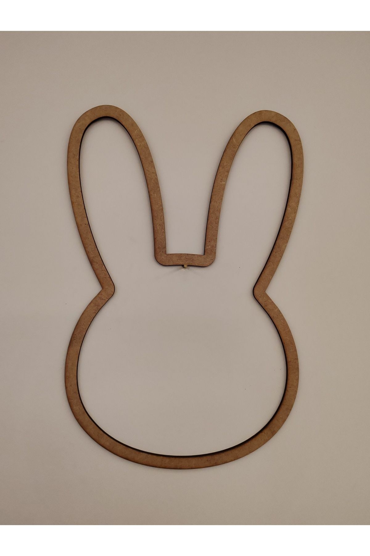TAVŞAN MODEL MAKROME KAPI SÜSÜ HAM MDF