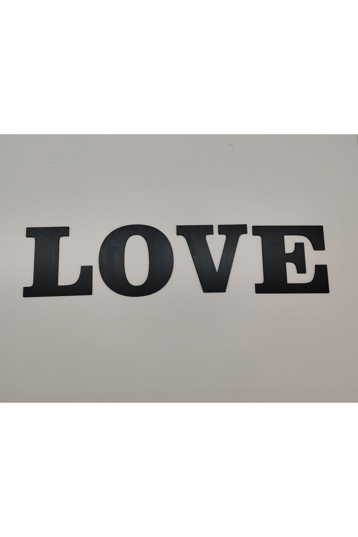 LOVE DUVAR YAZISI 3 MM SİYAH MDF (15 CM HARF)