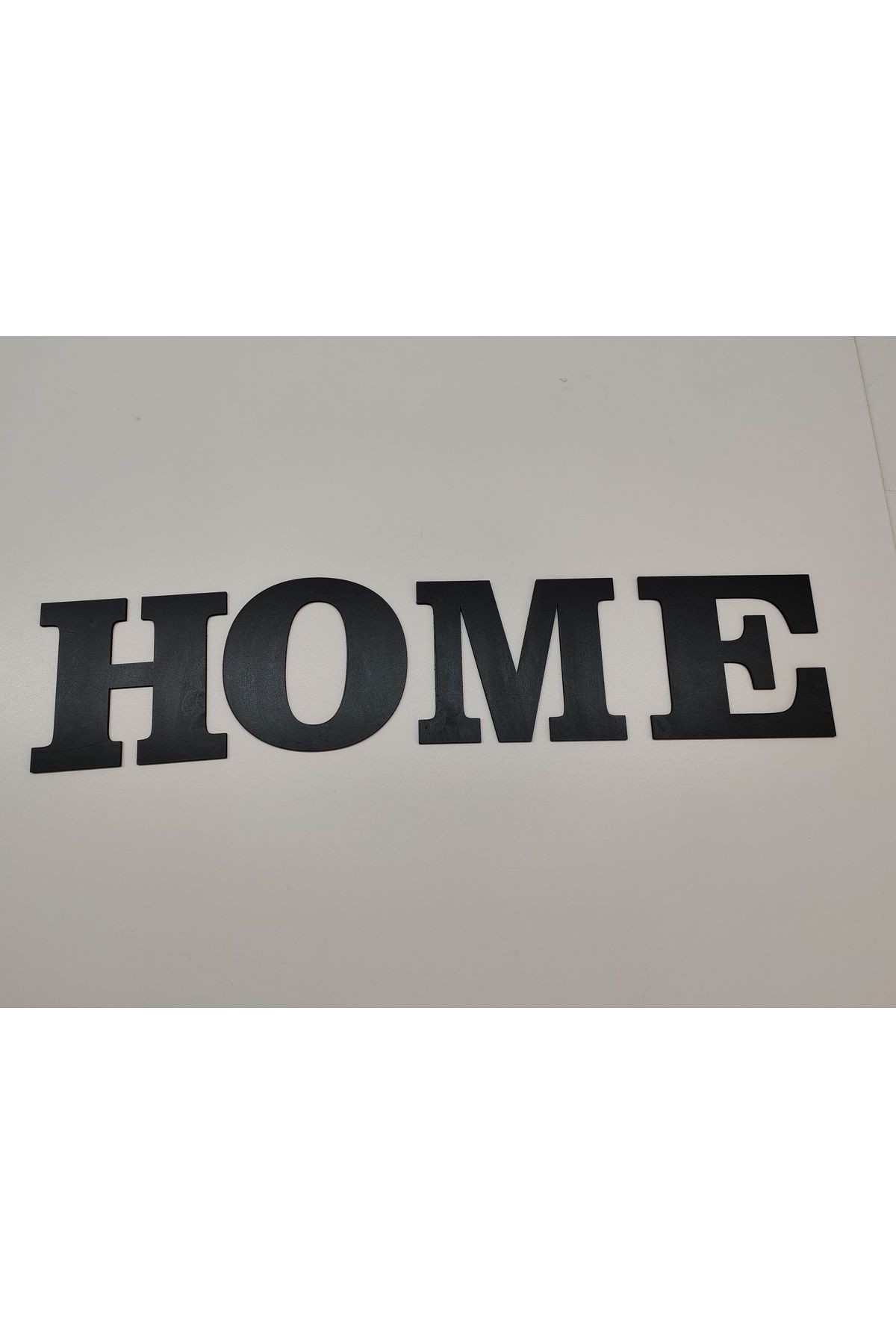 HOME DUVAR YAZISI 3 MM SİYAH MDF (15 CM HARF)