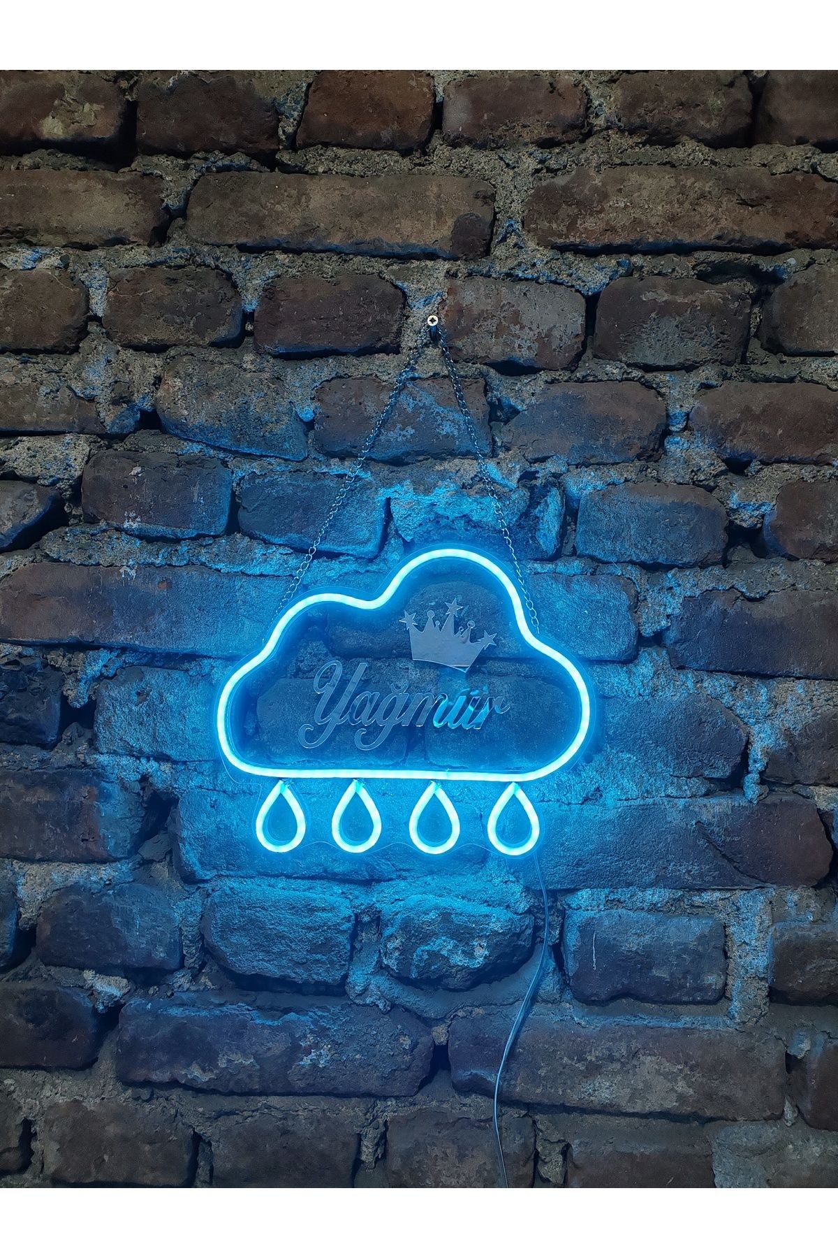 Yağmur neon led tablea
