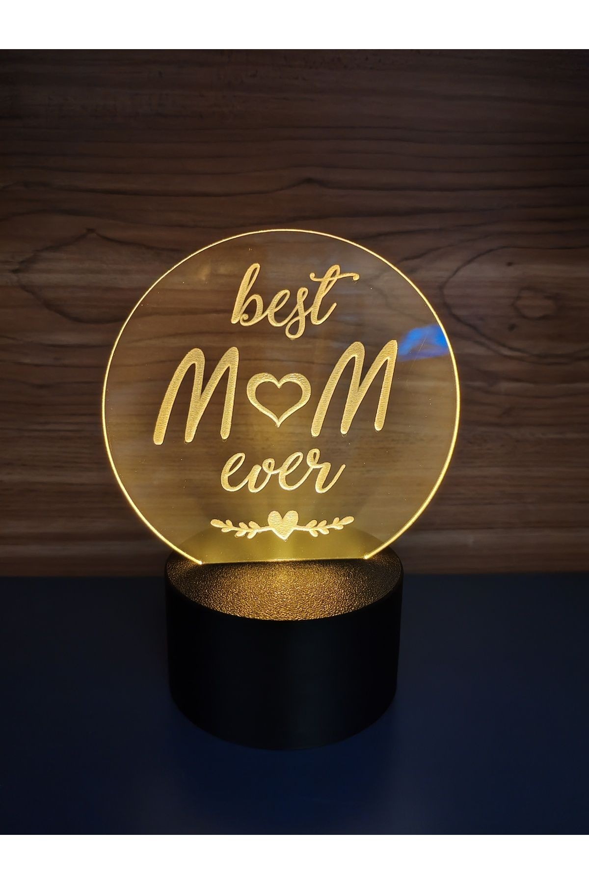 ANNELER GÜNÜ BEST MOM EVER MASA LAMBASI ( PİLLİ )
