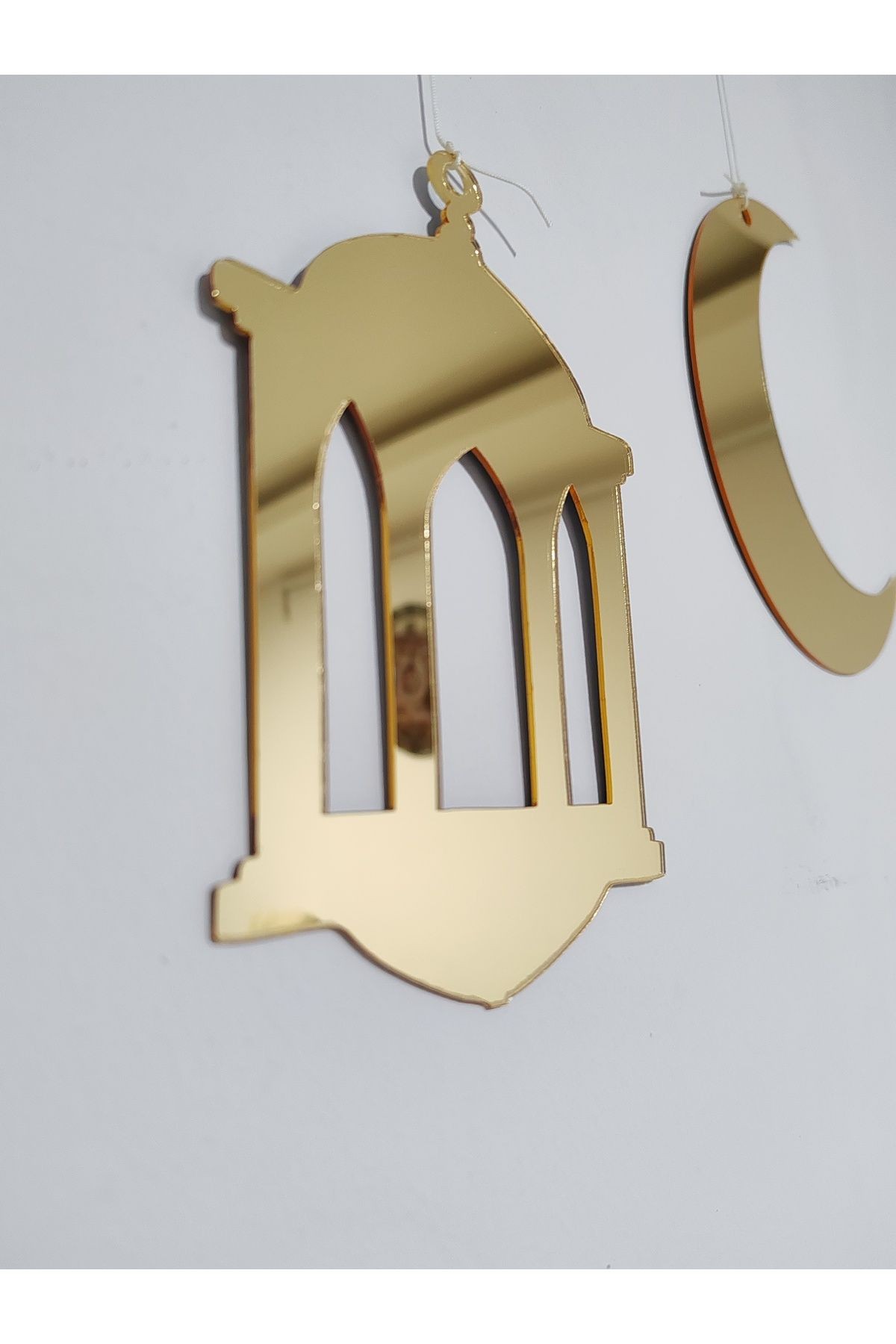 Ramazan Figürlü Gold Pleksi (ÜRÜN 15 CM PAKET 4 ADETTİR.)