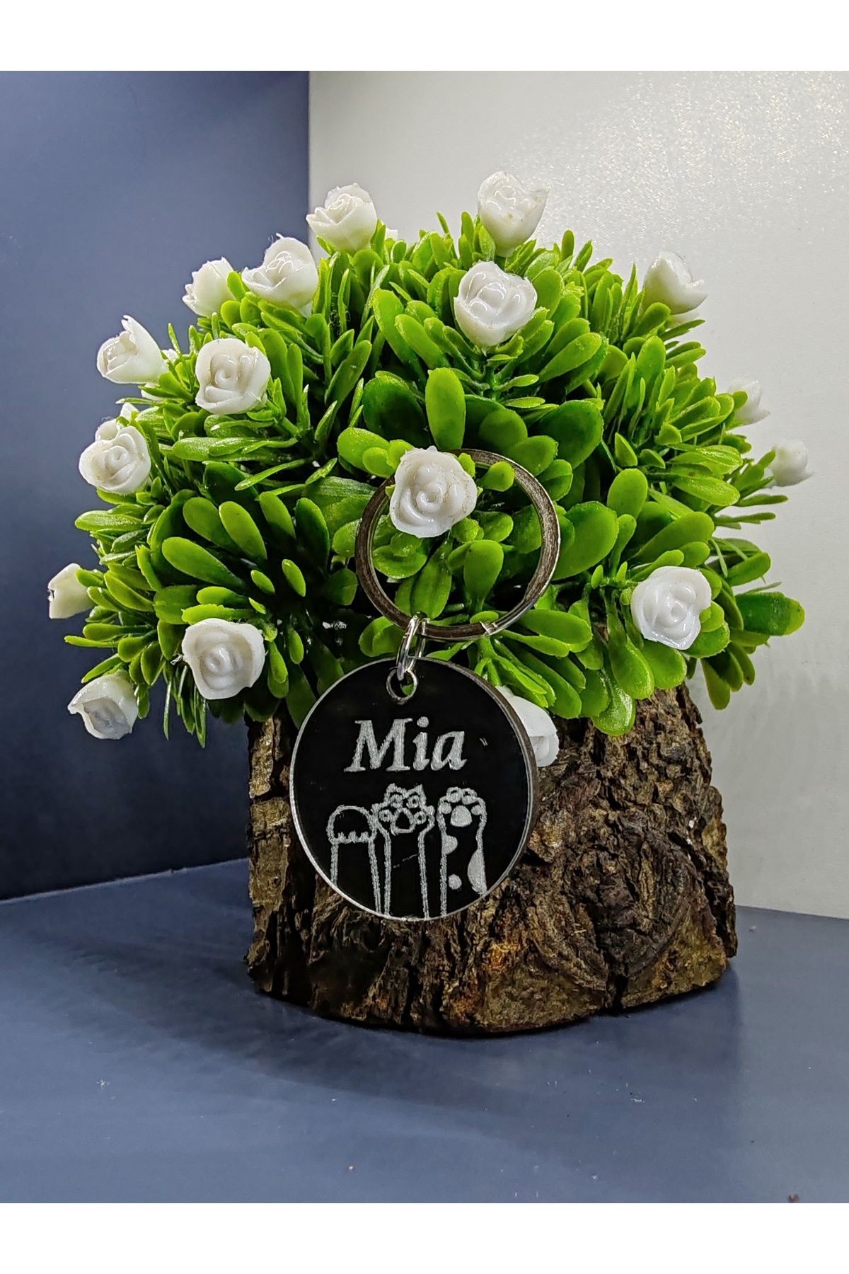 Kedi & Köpek Künye Isimlik Pleksi 1 Adet 3x3 Cm